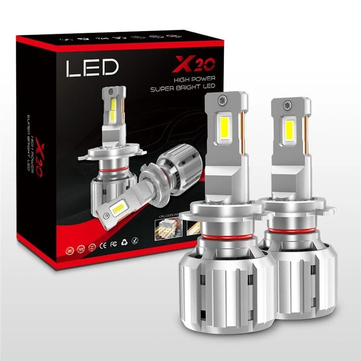 LANSEKO Bóng đèn pha Led sáng nhất 55W 12000LM H7 mới nhất cho ô tô