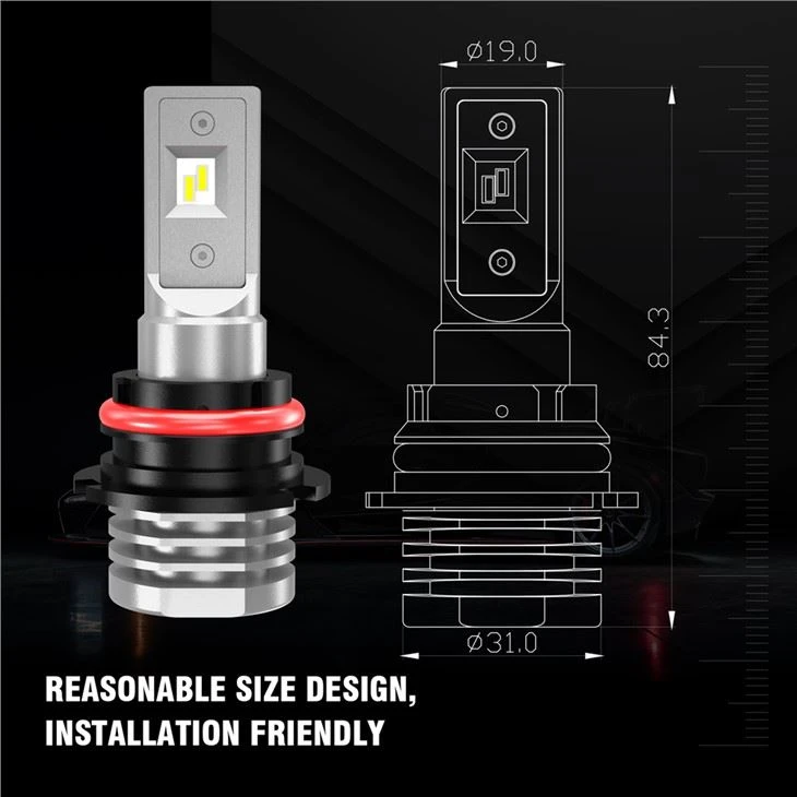 Lanseko V10P 9007 HB5 CSP Chips Led Headlight