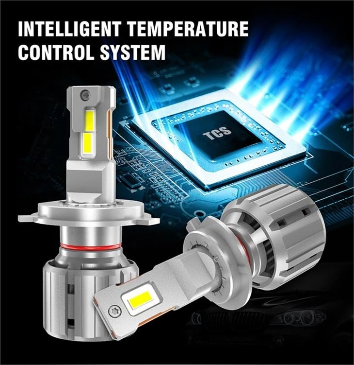 LED Projector White H4 H1 H7 9005 9012 Mini Lens LED Headlight