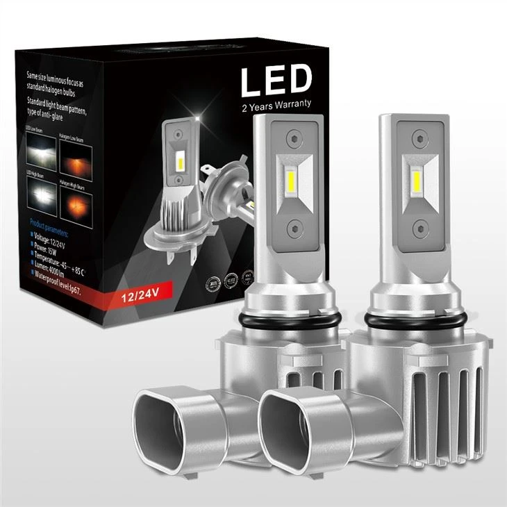 Đèn Pha Led Siêu Sáng H7 H11 9005 9006 Đèn Sương Mù Led Cho Ô Tô Bảo Hành 24 Tháng