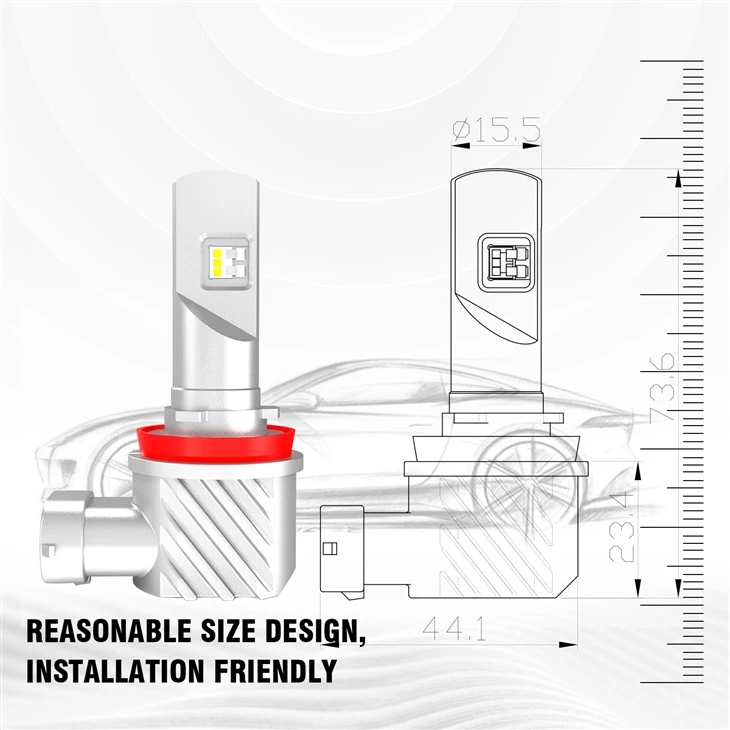 Latest LED Headlight V20 H1 H3 H4 H7 H11 9005 9006 9012 H13 9004 9007 5000LM Truck Headlight