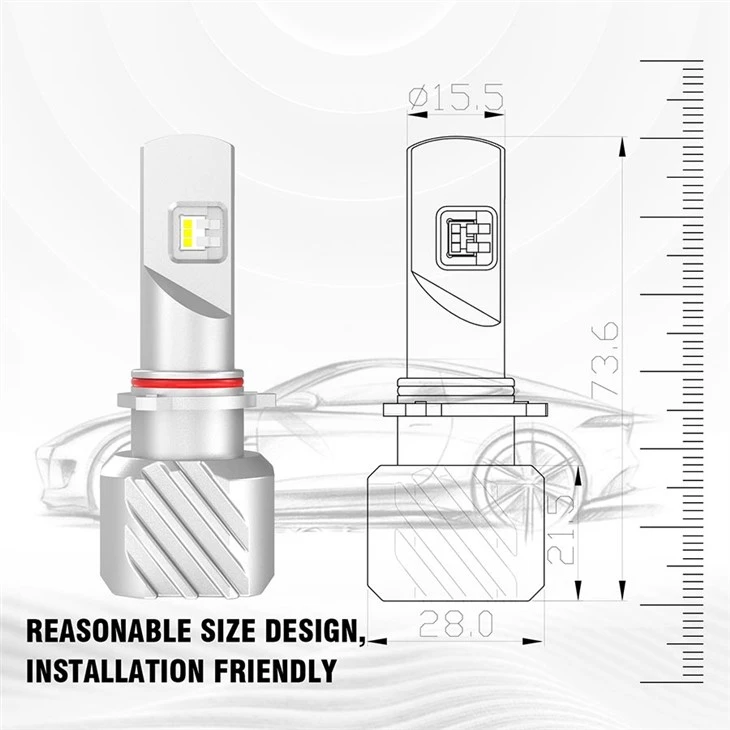 Latest LED Headlight V20 H1 H3 H4 H7 H11 9005 9006 9012 H13 9004 9007 5000LM Truck Headlight