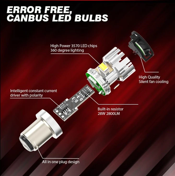 Anti Hyper Flash With 3057 LED Chip For Car LED Lamps 7443 suppliers